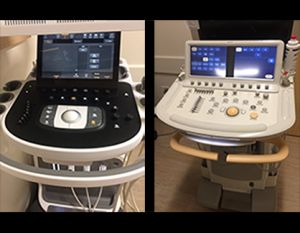 side by side ultrasound machines