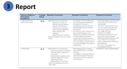 Step 3 - Report